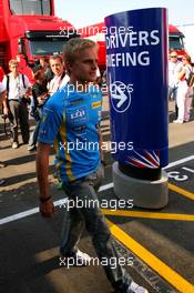 09.06.2006 Silverstone, England,  Heikki Kovalainen (FIN), Test Driver, Renault F1 Team - Formula 1 World Championship, Rd 8, British Grand Prix, Friday