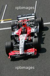 09.06.2006 Silverstone, England,  Tiago Monteiro (POR), Midland MF1 Racing, Toyota M16 - Formula 1 World Championship, Rd 8, British Grand Prix, Friday Practice