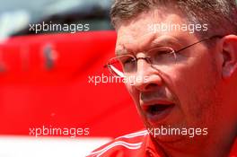 09.06.2006 Silverstone, England,  Ross Brawn (GBR), Scuderia Ferrari, Technical Director - Formula 1 World Championship, Rd 8, British Grand Prix, Friday