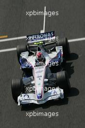 09.06.2006 Silverstone, England,  Robert Kubica (POL), Test Driver, BMW Sauber F1 Team, F1.06 - Formula 1 World Championship, Rd 8, British Grand Prix, Friday Practice
