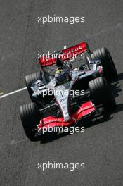 09.06.2006 Silverstone, England,  Juan-Pablo Montoya (COL), Juan Pablo, McLaren Mercedes, MP4-21 - Formula 1 World Championship, Rd 8, British Grand Prix, Friday Practice