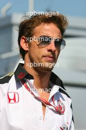 09.06.2006 Silverstone, England,  Jenson Button (GBR), Honda Racing F1 Team - Formula 1 World Championship, Rd 8, British Grand Prix, Friday