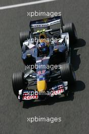 09.06.2006 Silverstone, England,  Robert Doornbos (NED), Test Driver, Red Bull Racing, RB2 - Formula 1 World Championship, Rd 8, British Grand Prix, Friday Practice