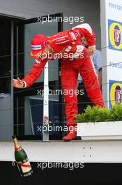 11.06.2006 Silverstone, England,  Michael Schumacher (GER), Scuderia Ferrari - Formula 1 World Championship, Rd 8, British Grand Prix, Sunday Podium