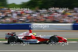 10.06.2006 Silverstone, England,  Ralf Schumacher (GER), Toyota Racing, TF106 - Formula 1 World Championship, Rd 8, British Grand Prix, Saturday Qualifying