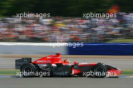 10.06.2006 Silverstone, England,  Tiago Monteiro (POR), Midland MF1 Racing, Toyota M16 - Formula 1 World Championship, Rd 8, British Grand Prix, Saturday Qualifying