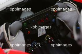 10.06.2006 Silverstone, England,  Midland MF1 Racing steering wheel - Formula 1 World Championship, Rd 8, British Grand Prix, Saturday Qualifying