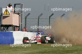10.06.2006 Silverstone, England,  Takuma Sato (JPN), Super Aguri F1, SA05 - Formula 1 World Championship, Rd 8, British Grand Prix, Saturday Practice
