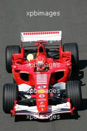 10.06.2006 Silverstone, England,  Michael Schumacher (GER), Scuderia Ferrari, 248 F1 - Formula 1 World Championship, Rd 8, British Grand Prix, Saturday Practice