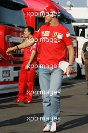 08.06.2006 Silverstone, England,  Michael Schumacher (GER), Scuderia Ferrari - Formula 1 World Championship, Rd 8, British Grand Prix, Thursday