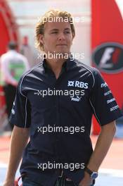 08.06.2006 Silverstone, England,  Nico Rosberg (GER), WilliamsF1 Team - Formula 1 World Championship, Rd 8, British Grand Prix, Thursday