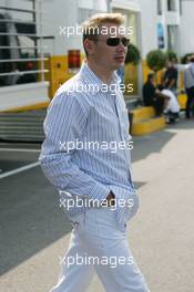 08.06.2006 Silverstone, England, Mika Hakkinen (FIN) - Formula 1 World Championship, Rd 8, British Grand Prix, Thursday