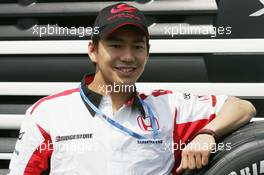 08.06.2006 Silverstone, England,  Sakon Yamamoto (JPN) Super Aguri F1 Team, Test Driver - Formula 1 World Championship, Rd 8, British Grand Prix, Thursday