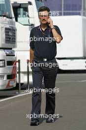 08.06.2006 Silverstone, England,  Dr. Mario Theissen (GER), BMW Sauber F1 Team, BMW Motorsport Director - Formula 1 World Championship, Rd 8, British Grand Prix, Thursday