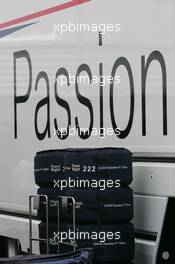 08.06.2006 Silverstone, England,  BMW-Sauber F1 Team truck - Formula 1 World Championship, Rd 8, British Grand Prix, Thursday