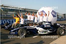 08.06.2006 Silverstone, England,  Mark Webber (AUS), Williams F1 Team and Nico Rosberg (GER), WilliamsF1 Team  - Formula 1 World Championship, Rd 8, British Grand Prix, Thursday