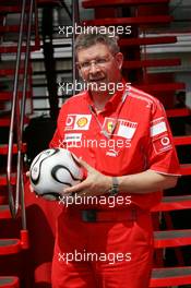 08.06.2006 Silverstone, England,  Ross Brawn (GBR), Scuderia Ferrari, Technical Director - Formula 1 World Championship, Rd 8, British Grand Prix, Thursday