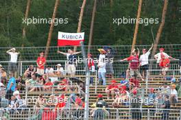 28.07.2006 Hockenheim, Germany,  Robert Kubica (POL) BMW-Sauber fans- Formula 1 World Championship, Rd 12, German Grand Prix, Friday Practice