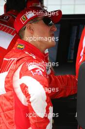 28.07.2006 Hockenheim, Germany,  Michael Schumacher (GER), Scuderia Ferrari - Formula 1 World Championship, Rd 12, German Grand Prix, Friday Practice