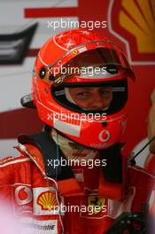 28.07.2006 Hockenheim, Germany,  Michael Schumacher (GER), Scuderia Ferrari - Formula 1 World Championship, Rd 12, German Grand Prix, Friday Practice