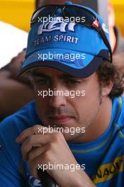28.07.2006 Hockenheim, Germany,  Fernando Alonso (ESP), Renault F1 Team - Formula 1 World Championship, Rd 12, German Grand Prix, Friday