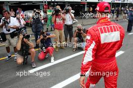 28.07.2006 Hockenheim, Germany,  Michael Schumacher (GER), Scuderia Ferrari with photographers - Formula 1 World Championship, Rd 12, German Grand Prix, Friday Practice