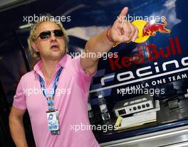 28.07.2006 Hockenheim, Germany,  Uwe Ochsenknecht (GER), Actor, In the Red Bull Racing garage - Formula 1 World Championship, Rd 12, German Grand Prix, Friday