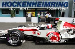 28.07.2006 Hockenheim, Germany,  Rubens Barrichello (BRA), Honda Racing F1 Team - Formula 1 World Championship, Rd 12, German Grand Prix, Friday Practice