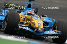 28.07.2006 Hockenheim, Germany,  Giancarlo Fisichella (ITA), Renault F1 Team R26 - Formula 1 World Championship, Rd 12, German Grand Prix, Friday Practice