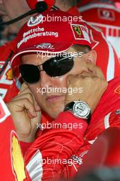 28.07.2006 Hockenheim, Germany,  Michael Schumacher (GER), Scuderia Ferrari - Formula 1 World Championship, Rd 12, German Grand Prix, Friday Practice