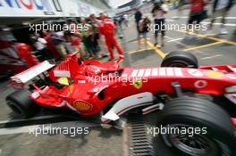 28.07.2006 Hockenheim, Germany,  Michael Schumacher (GER), Scuderia Ferrari - Formula 1 World Championship, Rd 12, German Grand Prix, Friday Practice