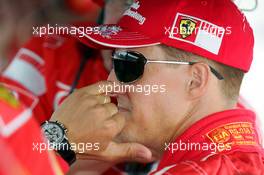 28.07.2006 Hockenheim, Germany,  Michael Schumacher (GER), Scuderia Ferrari - Formula 1 World Championship, Rd 12, German Grand Prix, Friday Practice