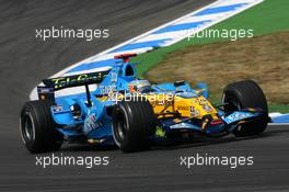 28.07.2006 Hockenheim, Germany,  Fernando Alonso (ESP), Renault F1 Team R26 - Formula 1 World Championship, Rd 12, German Grand Prix, Friday Practice