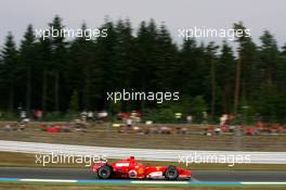 28.07.2006 Hockenheim, Germany,  Michael Schumacher (GER), Scuderia Ferrari 248 F1 - Formula 1 World Championship, Rd 12, German Grand Prix, Friday Practice