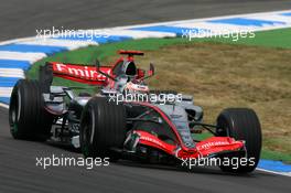 28.07.2006 Kimi Raikkonen (FIN), Team West McLaren Mercedes MP4-21 - Formula 1 World Championship, Rd 12, German Grand Prix, Friday Practice