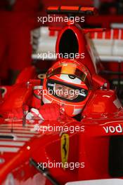 28.07.2006 Hockenheim, Germany,  Michael Schumacher (GER), Scuderia Ferrari - Formula 1 World Championship, Rd 12, German Grand Prix, Friday Practice