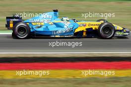 28.07.2006 Hockenheim, Germany,  Giancarlo Fisichella (ITA), Renault F1 Team - Formula 1 World Championship, Rd 12, German Grand Prix, Friday Practice