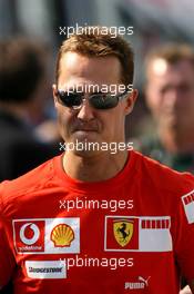 28.07.2006 Hockenheim, Germany,  Michael Schumacher (GER), Scuderia Ferrari - Formula 1 World Championship, Rd 12, German Grand Prix, Friday