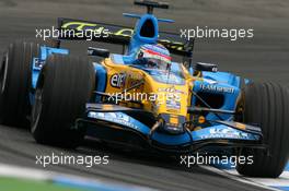 28.07.2006 Hockenheim, Germany,  Giancarlo Fisichella (ITA), Renault F1 Team R26 - Formula 1 World Championship, Rd 12, German Grand Prix, Friday Practice