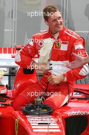 30.07.2006 Hockenheim, Germany,  Michael Schumacher (GER), Scuderia Ferrari 1st place - Formula 1 World Championship, Rd 12, German Grand Prix, Sunday Podium