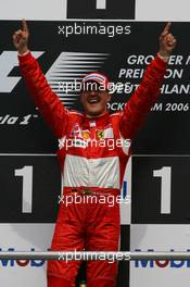 30.07.2006 Hockenheim, Germany,  1st place Michael Schumacher (GER), Scuderia Ferrari - Formula 1 World Championship, Rd 12, German Grand Prix, Sunday Podium