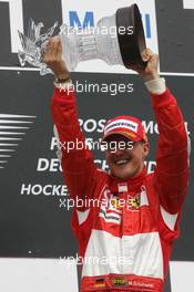 30.07.2006 Hockenheim, Germany,  Michael Schumacher (GER), Scuderia Ferrari - Formula 1 World Championship, Rd 12, German Grand Prix, Sunday Podium