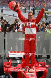 30.07.2006 Hockenheim, Germany,  Michael Schumacher (GER), Scuderia Ferrari 1st place - Formula 1 World Championship, Rd 12, German Grand Prix, Sunday Podium