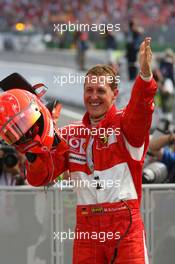 30.07.2006 Hockenheim, Germany,  Michael Schumacher (GER), Scuderia Ferrari 1st place - Formula 1 World Championship, Rd 12, German Grand Prix, Sunday Podium