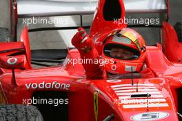 30.07.2006 Hockenheim, Germany,  Michael Schumacher (GER), Scuderia Ferrari 1st place - Formula 1 World Championship, Rd 12, German Grand Prix, Sunday Podium