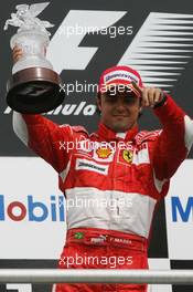 30.07.2006 Hockenheim, Germany,  Felipe Massa (BRA), Scuderia Ferrari - Formula 1 World Championship, Rd 12, German Grand Prix, Sunday Podium