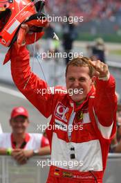 30.07.2006 Hockenheim, Germany,  Michael Schumacher (GER), Scuderia Ferrari 1st place - Formula 1 World Championship, Rd 12, German Grand Prix, Sunday Podium