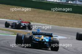 30.07.2006 Hockenheim, Germany,  Giancarlo Fisichella (ITA), Renault F1 Team, R26 - Formula 1 World Championship, Rd 12, German Grand Prix, Sunday Race