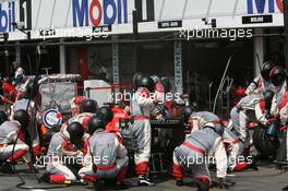 30.07.2006 Hockenheim, Germany,  PIT STOP - Christijan Albers (NED), Midland MF1 Racing - Formula 1 World Championship, Rd 12, German Grand Prix, Sunday Race