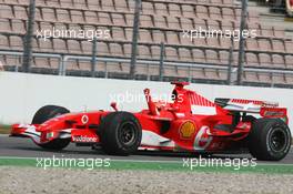30.07.2006 Hockenheim, Germany,  Finish, 1st Place Michael Schumacher (GER), Scuderia Ferrari, 248 F1 - Formula 1 World Championship, Rd 12, German Grand Prix, Sunday Race